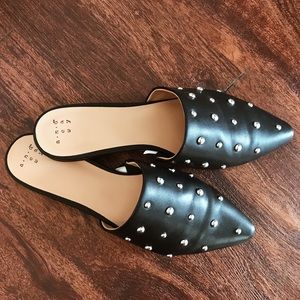 Studded Mule Slides